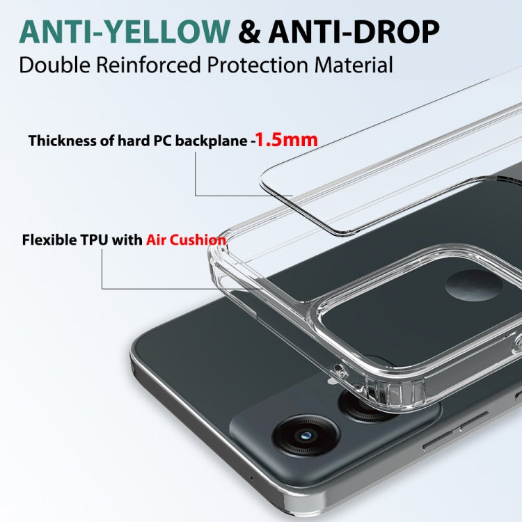 For Motorola Moto G 5G 2024 Scratchproof Acrylic TPU Phone Case(Transparent) - Motorola Cases by PMC Jewellery | Online Shopping South Africa | PMC Jewellery | Buy Now Pay Later Mobicred