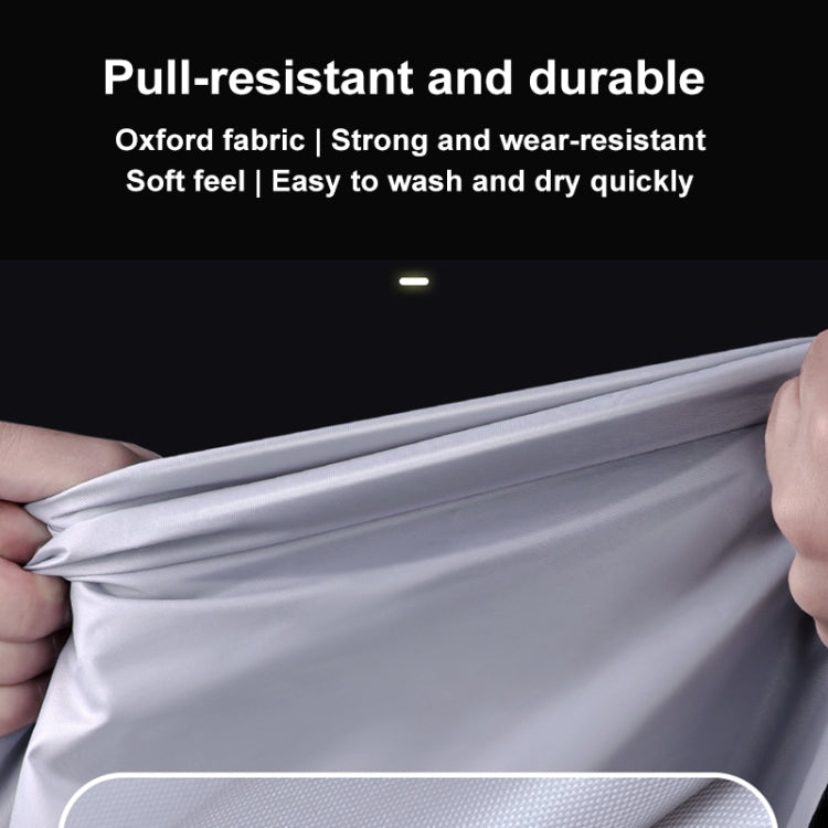 MOTOLSG Motorcycle Waterproof Sunproof Dustproof Thickening Cover, Size:XXL(Silver) - Raincoat by MOTOLSG | Online Shopping South Africa | PMC TechLife | Buy Now Pay Later Mobicred