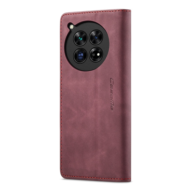 For OnePlus 12 CaseMe 013 Multifunctional Horizontal Flip Leather Phone Case(Wine Red) - free shipping - PMC Jewellery - Order now!