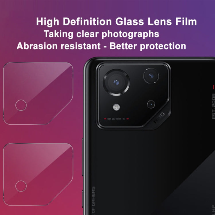 For ASUS ROG Phone 8 / 8 Pro 2pcs/Set imak HD Glass Rear Camera Lens Film - ASUS Tempered Glass by imak | Online Shopping South Africa | PMC TechLife | Buy Now Pay Later Mobicred
