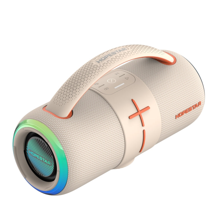 HOPESTAR H68 50W Outdoor Portable Waterproof Dazzling Bluetooth Speaker(Beige) - free shipping - PMC Jewellery - Order now!