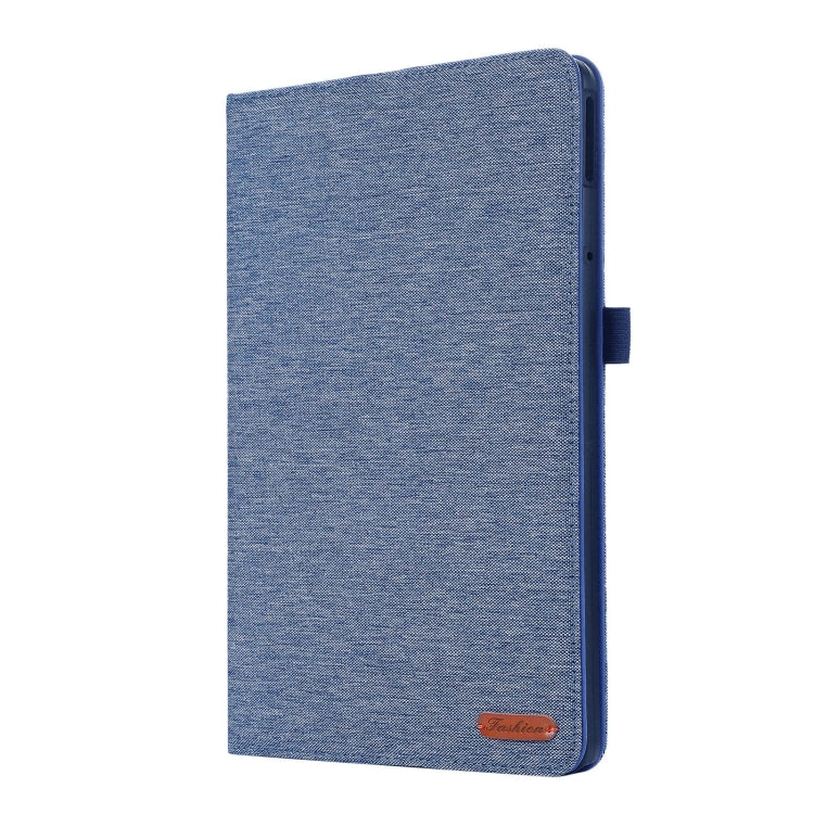 For Lenovo Tab M11 / Xiaoxin Pad 11 2024 Fabric Texture Horizontal Flip Leather Tablet Case(Blue) - free shipping - PMC Jewellery - Order now!
