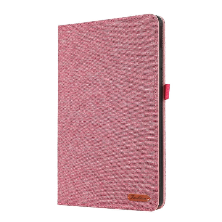 For Lenovo Tab M11 / Xiaoxin Pad 11 2024 Fabric Leather Tablet Case(Pink) - Lenovo by PMC Jewellery | Online Shopping South Africa | PMC Jewellery | Buy Now Pay Later Mobicred