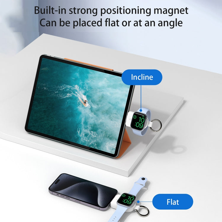 For Apple Watch / AirPods Series U20A Portable Magnetic Wireless Charger(Black) - Charger / Holder by PMC TechLife | Online Shopping South Africa | PMC TechLife