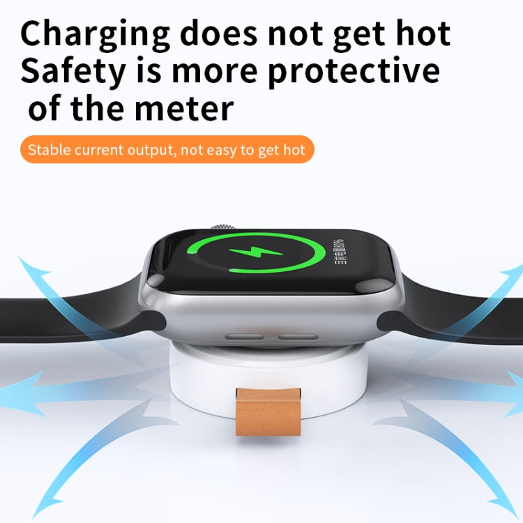 For Apple Watch Series X52 Portable Wireless Charger(White) - Charger / Holder by PMC TechLife | Online Shopping South Africa | PMC TechLife | Buy Now Pay Later Mobicred