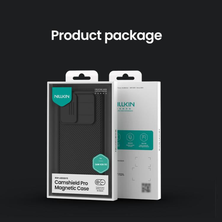 For Samsung Galaxy A36 5G NILLKIN CamShield Pro Magnetic PC Phone Case(Black) - free shipping - PMc TechLife - Order now!