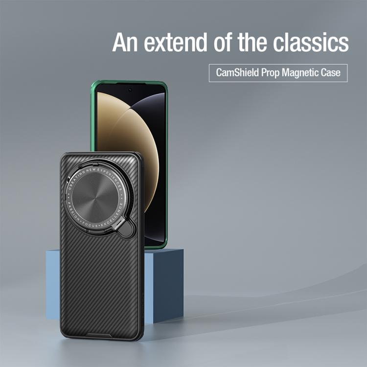 For Xiaomi 15 Ultra NILLKIN Black Mirror Prop CD Texture Mirror Precise Hole MagSafe Magnetic Phone Case(Black) - free shipping - PMc TechLife - Order now!