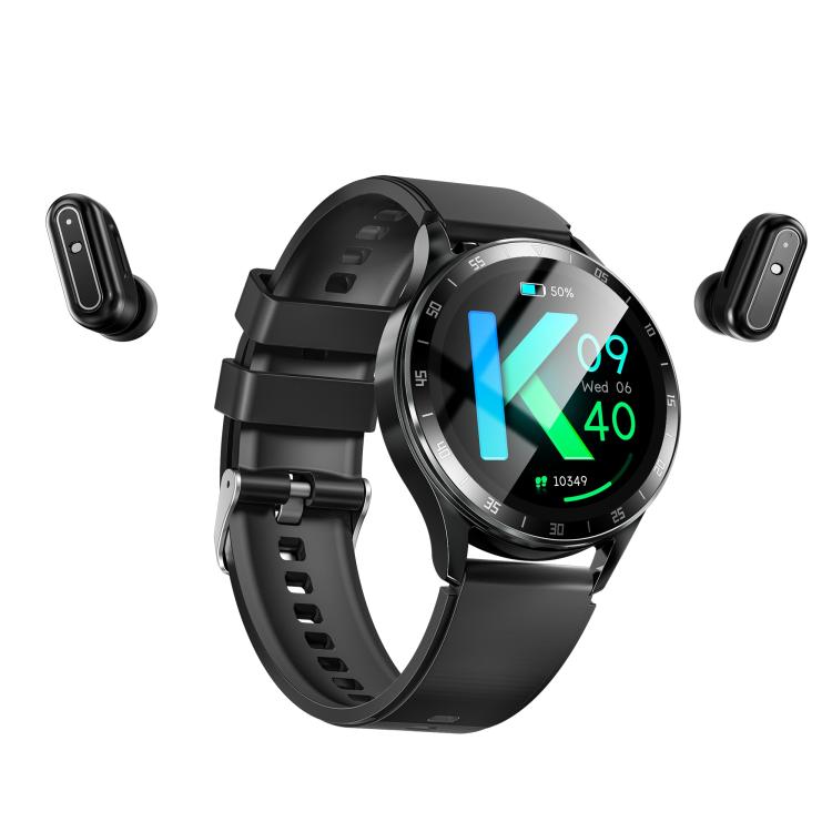X10 Headphones Smart Watch 1.39 inch Waterproof Bracelet, Support Bluetooth Call / NFC / Heart Rate(Black + Siliver) - Smart Watches by PMC TechLife | Online Shopping South Africa | PMC TechLife | Buy Now Pay Later Mobicred