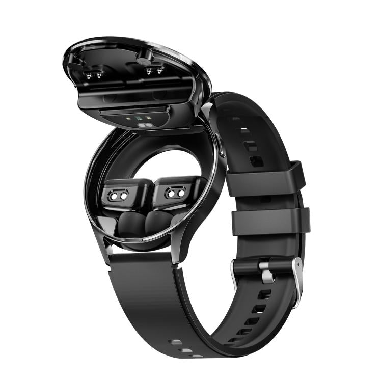 X10 Headphones Smart Watch 1.39 inch Waterproof Bracelet, Support Bluetooth Call / NFC / Heart Rate(Black + Siliver) - Smart Watches by PMC TechLife | Online Shopping South Africa | PMC TechLife | Buy Now Pay Later Mobicred