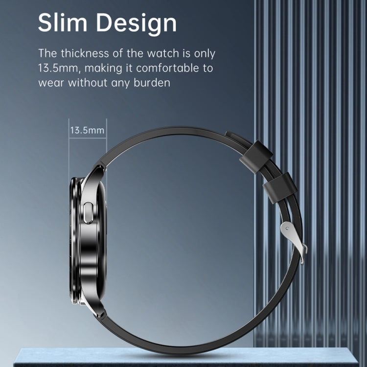 X10 Headphones Smart Watch 1.39 inch Waterproof Bracelet, Support Bluetooth Call / NFC / Heart Rate(Silver + Brown Leather) - free shipping - PMC TechLife - Order now!