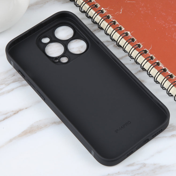 For iPhone 16 Pro Max Astronaut Pattern Silicone Straight Edge Phone Case(Mars Astronaut-Black) - iPhone 16 Pro Max Cases by PMC TechLife | Online Shopping South Africa | PMC TechLife | Buy Now Pay Later Mobicred