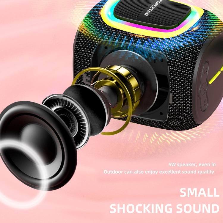 HOPESTAR P66 5W Portable Wireless Bluetooth Speaker(Black) - free shipping - PMC Jewellery - Order now!