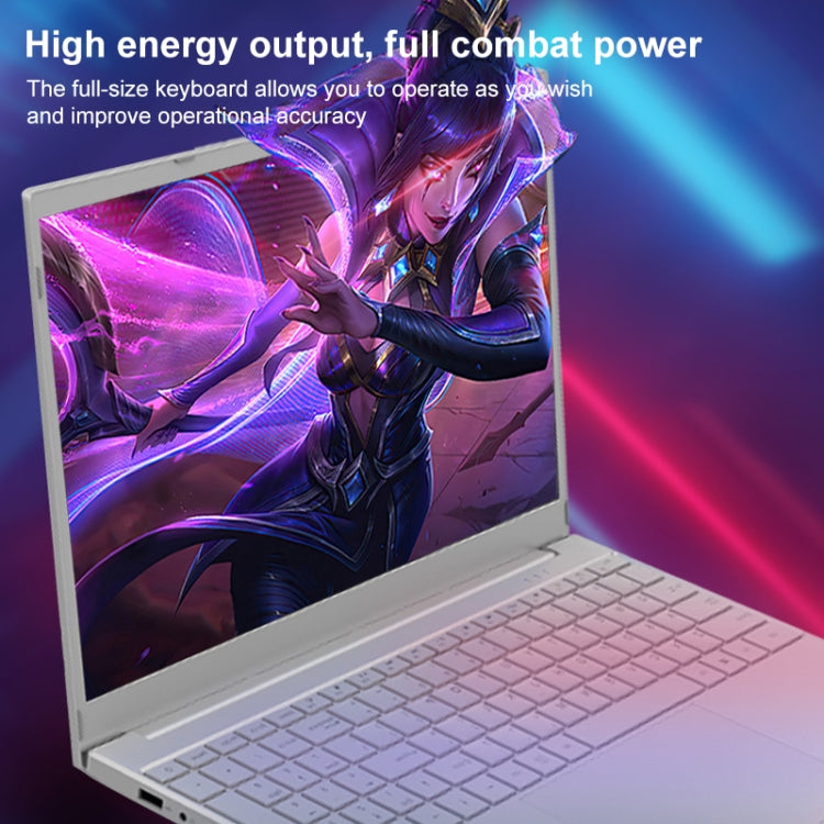 V8 15.6 inch Ultrathin Laptop, 16GB+512GB, Windows 10 Intel Jasper Lake N5095 Quad Core(Silver) - Others by PMC TechLife | Online Shopping South Africa | PMC TechLife