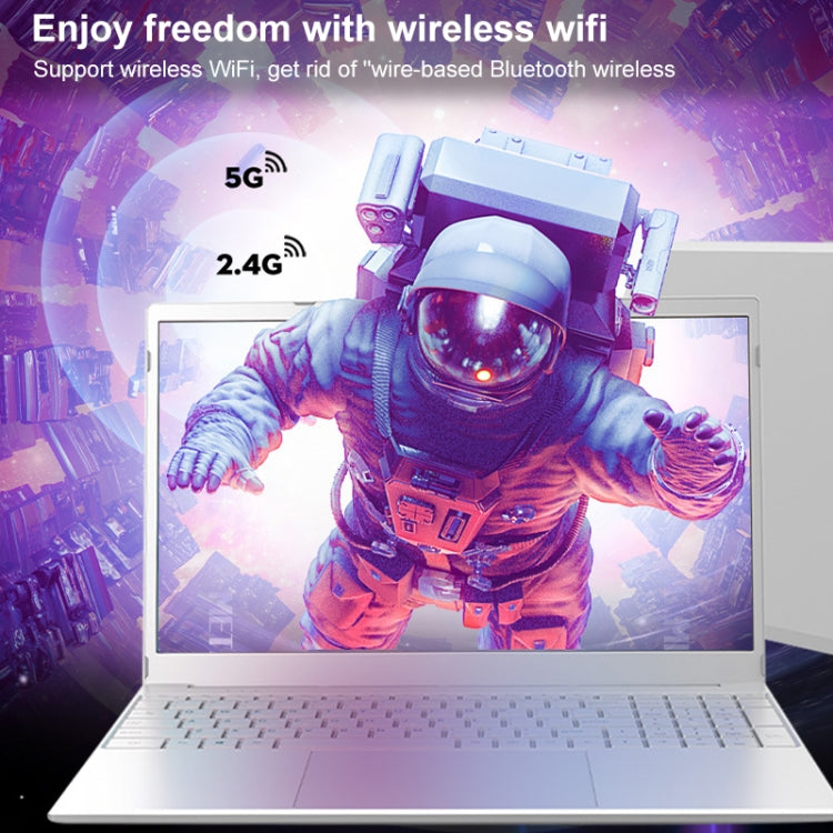 V8 15.6 inch Ultrathin Laptop, 16GB+512GB, Windows 10 Intel Jasper Lake N5095 Quad Core(Silver) - Others by PMC TechLife | Online Shopping South Africa | PMC TechLife