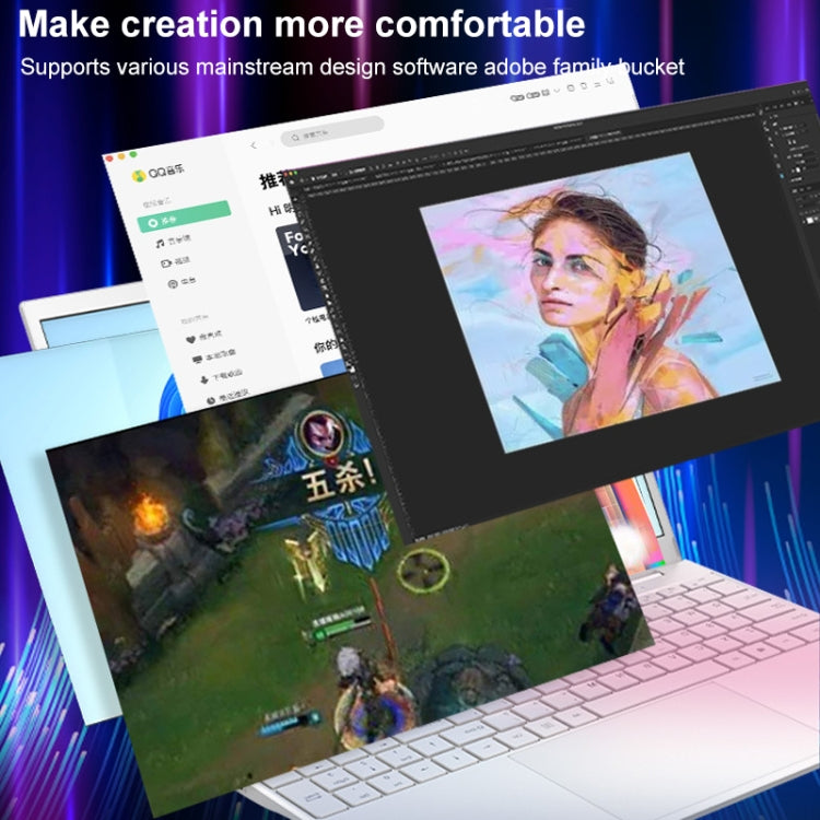 V8 15.6 inch Ultrathin Laptop, 16GB+512GB, Windows 10 Intel Jasper Lake N5095 Quad Core(Silver) - Others by PMC TechLife | Online Shopping South Africa | PMC TechLife