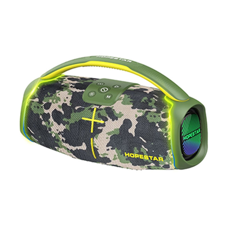 HOPESTAR H61 Outdoor IPX6 Waterproof Portable 50W Surround Bluetooth Speaker(Camouflage) - free shipping - PMC Jewellery - Order now!