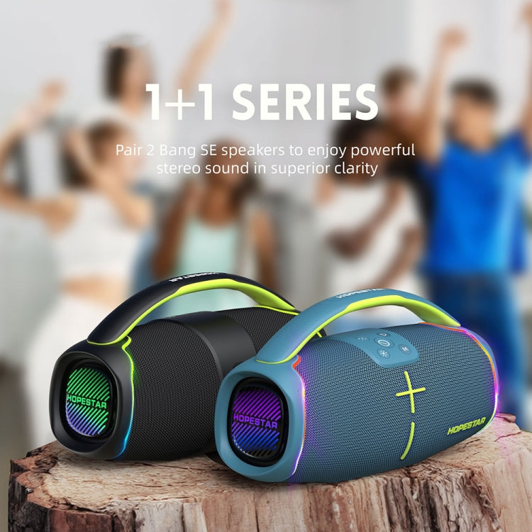 HOPESTAR H61 Outdoor IPX6 Waterproof Portable 50W Surround Bluetooth Speaker(Black) - free shipping - PMC Jewellery - Order now!