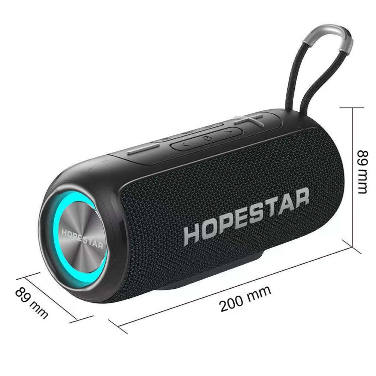 HOPESTAR P26 Outdoor Portable lPX6 Waterproof Dazzling Bluetooth Speaker(Grey) - free shipping - PMC Jewellery - Order now!