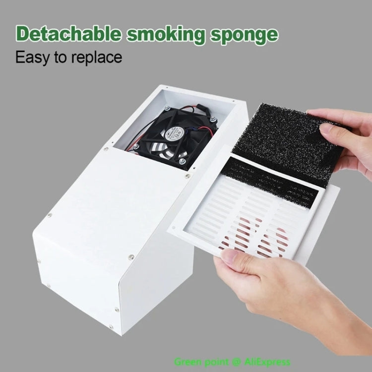 BEST BST-938 LED Electric Iron Smoking Instrument Smoke Purifier Soldering Station with Exhaust Fan, US Plug - free shipping - PMC TechLife - Order now!