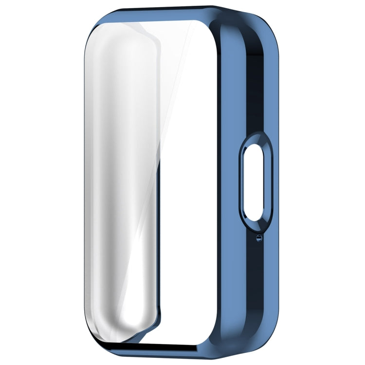 For Samsung Galaxy Fit 3 Full Coverage TPU Electroplated Watch Protective Case(Blue) - Watch Cases by PMC TechLife | Online Shopping South Africa | PMC TechLife
