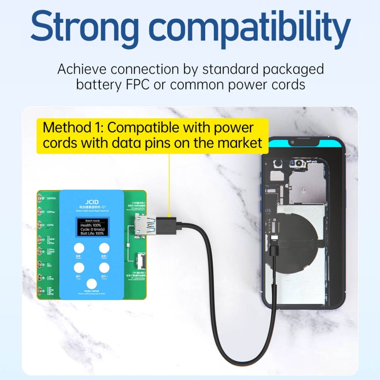 JCID Q1 Battery Health Quick Repair Board For iPhone 11-15 Pro Max - Test Tools by JC | Online Shopping South Africa | PMC TechLife | Buy Now Pay Later Mobicred