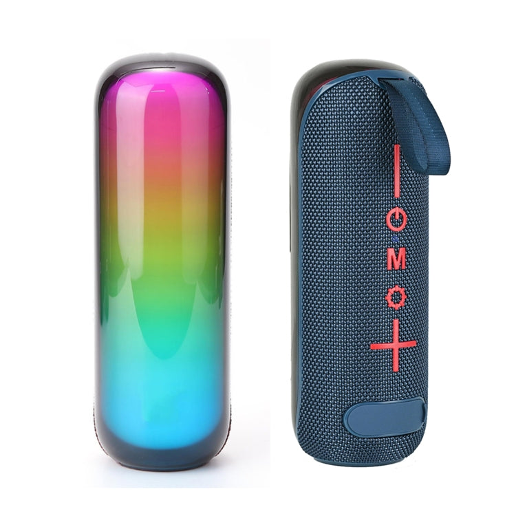 T&G TG-384 Mini Portable Bluetooth Speaker Support TF / U-disk / RGB Light(Blue) - free shipping - PMC Jewellery - Order now!