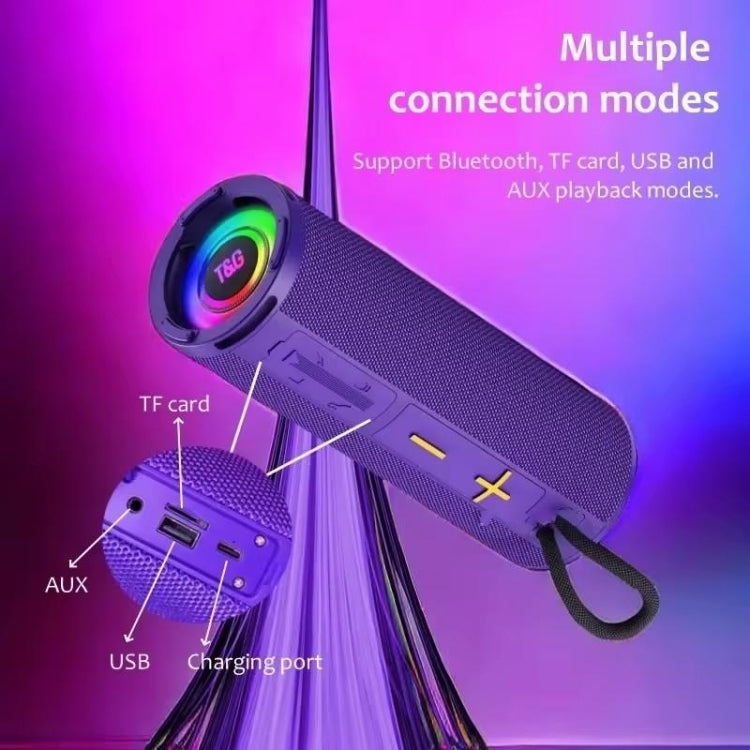 T&G TG-421 RGB BT Outdoor Waterproof Speakers(Green) - free shipping - PMC Jewellery - Order now!