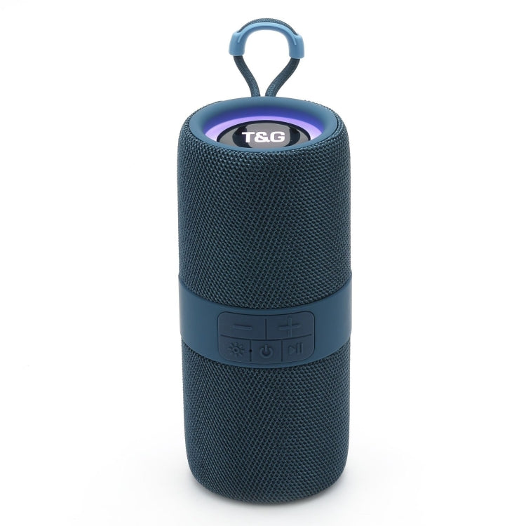 T&G TG-671 Portable Wireless 3D Stereo Subwoofer Speaker with FM/USB/LED(Blue) - free shipping - PMC Jewellery - Order now!