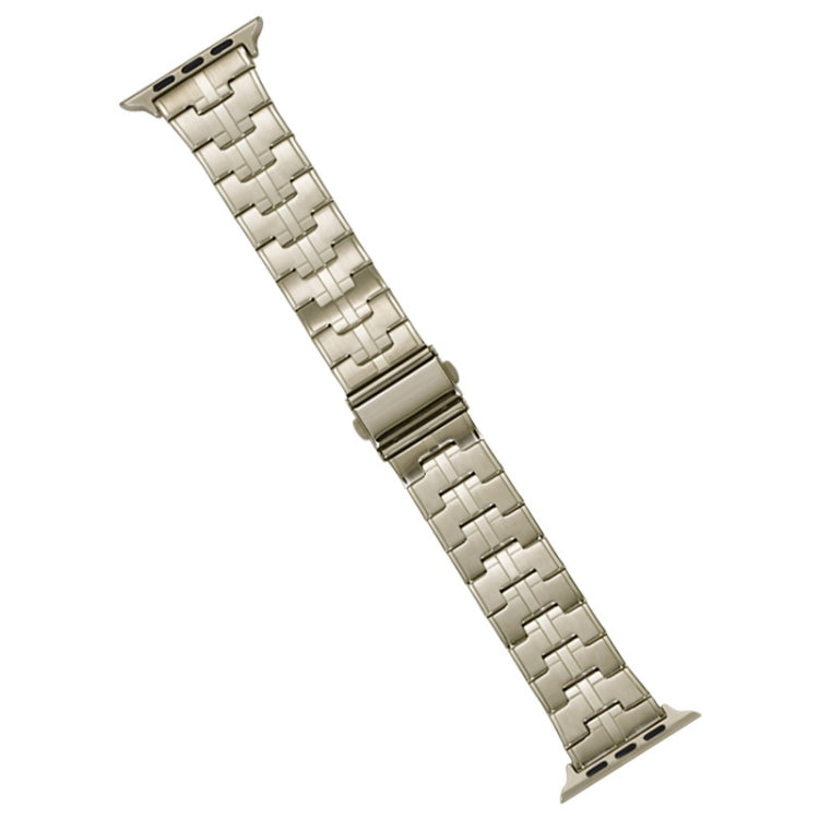 For Apple Watch Series 8 45mm Stainless Steel Watch Band(Titanium) - free shipping - PMC TechLife - Order now!