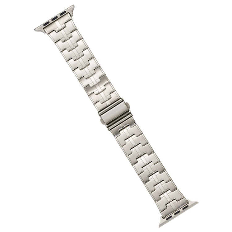 For Apple Watch SE 2022 44mm Stainless Steel Watch Band(Starlight) - free shipping - PMC TechLife - Order now!
