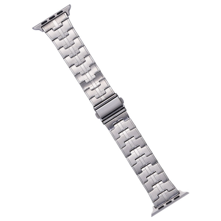 For Apple Watch SE 40mm Stainless Steel Watch Band(Silver) - free shipping - PMC TechLife - Order now!