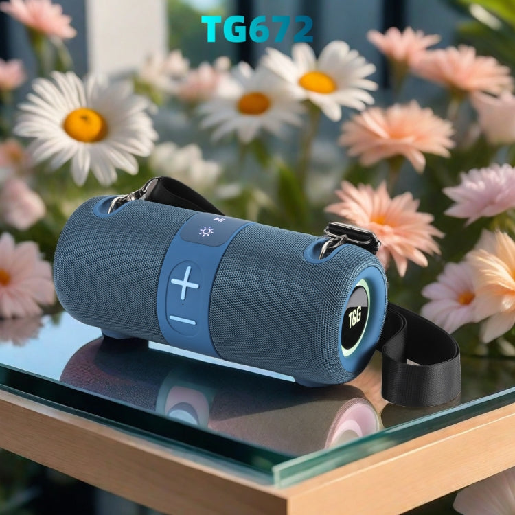T&G TG-672 Outdoor Portable Subwoofer Bluetooth Speaker Support TF Card(Grey) - free shipping - PMC Jewellery - Order now!