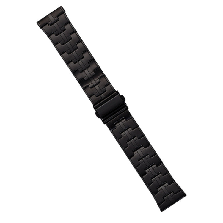 22mm Stainless Steel Watch Band(Black) - 22mm Bands by PMC TechLife | Online Shopping South Africa | PMC TechLife