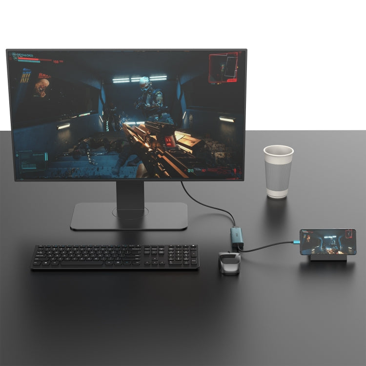 Onten UC126 5 in 1 USB-C / Type-C to Dual HDM I+ USB2.0 + PD3.0 Multi-function HUB Docking Station - free shipping - PMC Jewellery - Order now!