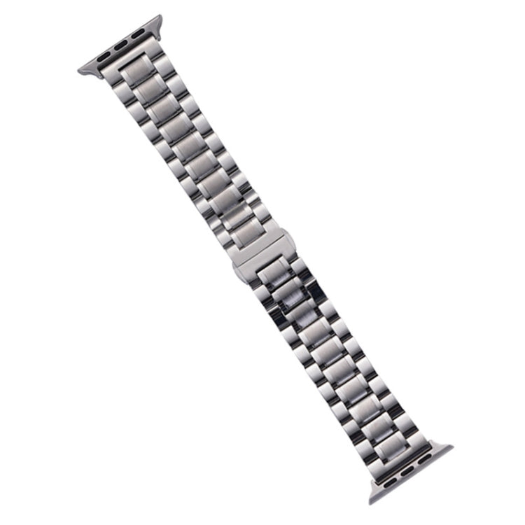For Apple Watch Series 4 44mm Five-Beads Stainless Steel Watch Band(Silver) - free shipping - PMC TechLife - Order now!