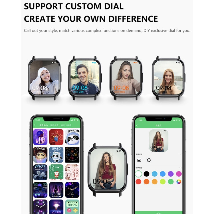 DM05 1.83 inch BT5.2 Smart Sport Watch, Support Sleep / Heart Rate / Blood Oxygen / Temperature / Heart Sugar/ Blood Pressure Health Monitor(Gold) - Smart Watches by PMC TechLife | Online Shopping South Africa | PMC TechLife