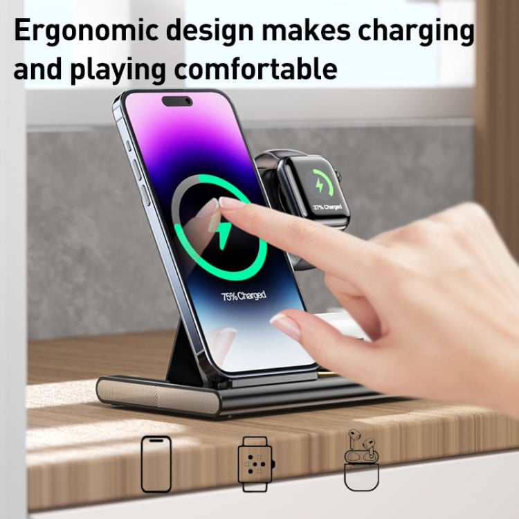 A80 3 in 1 15W Folding Wireless Charger(White) - free shipping - PMC Jewellery - Order now!