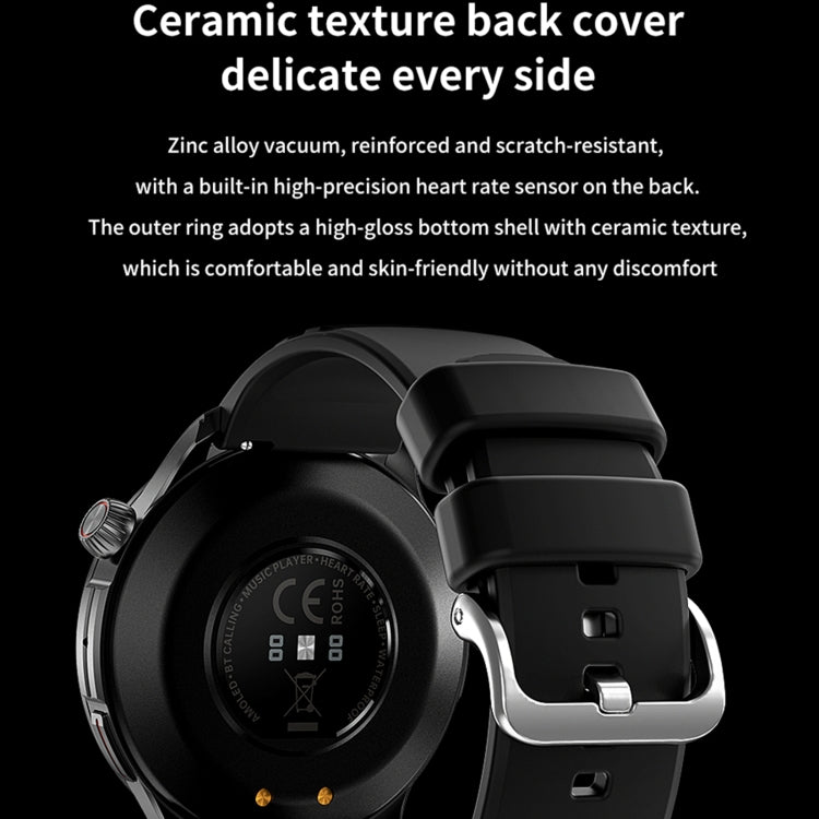 J45 1.43 inch BT5.1 Smart Sport Watch, Support Sleep / Heart Rate / Blood Oxygen / Blood Pressure Health Monitor(Grey) - Smart Watches by PMC TechLife | Online Shopping South Africa | PMC TechLife