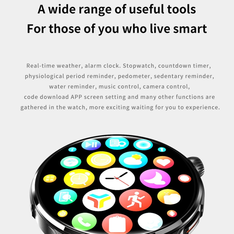 J45 1.43 inch BT5.1 Smart Sport Watch, Support Sleep / Heart Rate / Blood Oxygen / Blood Pressure Health Monitor(Green) - Smart Watches by PMC TechLife | Online Shopping South Africa | PMC TechLife