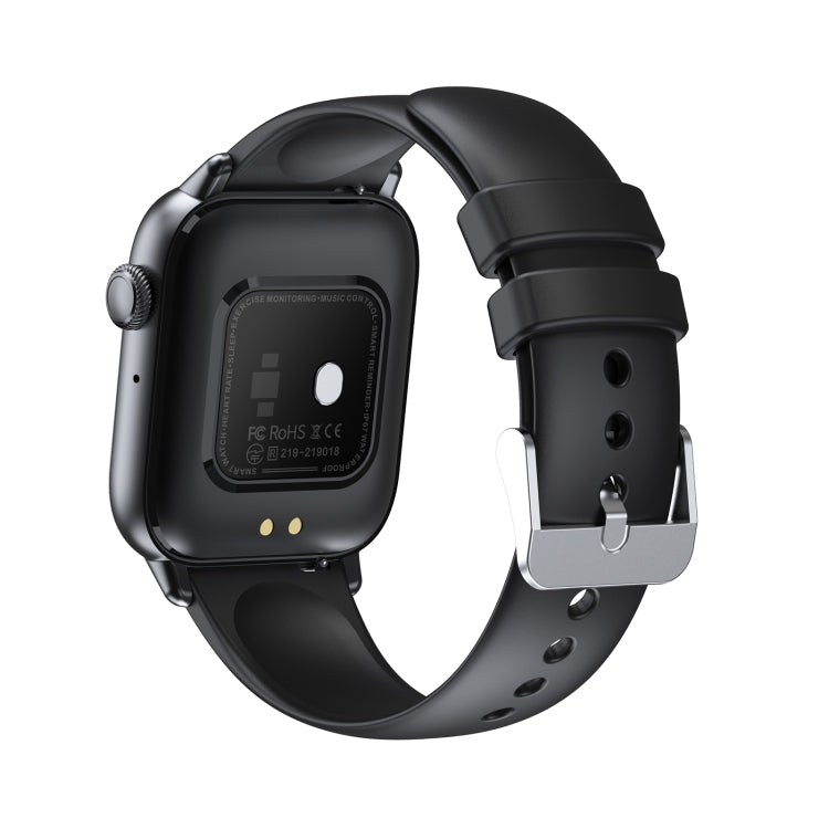 QS08 PRO 1.83 inch BT5.2 Smart Sport Watch, Support Sleep / Heart Rate / Blood Oxygen / Temperature / Blood Pressure Health Monitor(Black+Black) - Smart Watches by PMC TechLife | Online Shopping South Africa | PMC TechLife