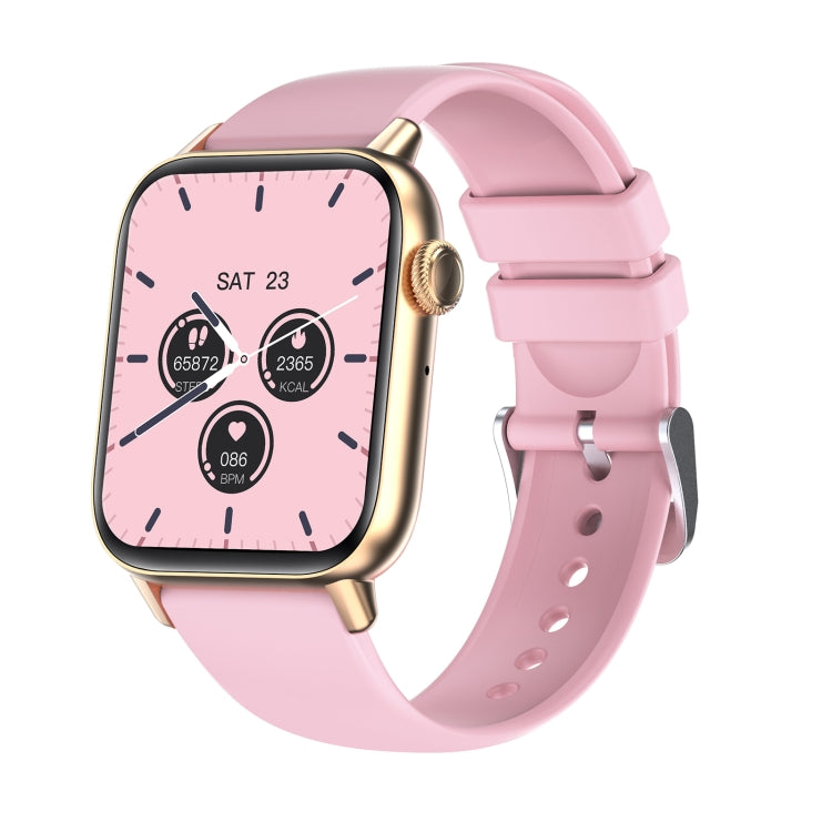 QS08 PRO 1.83 inch BT5.2 Smart Sport Watch, Support Sleep / Heart Rate / Blood Oxygen / Temperature / Blood Pressure Health Monitor(Gold+Pink) - Smart Watches by PMC TechLife | Online Shopping South Africa | PMC TechLife