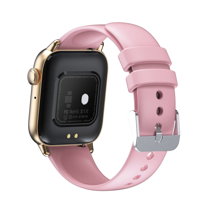 QS08 PRO 1.83 inch BT5.2 Smart Sport Watch, Support Sleep / Heart Rate / Blood Oxygen / Temperature / Blood Pressure Health Monitor(Gold+Pink) - Smart Watches by PMC TechLife | Online Shopping South Africa | PMC TechLife