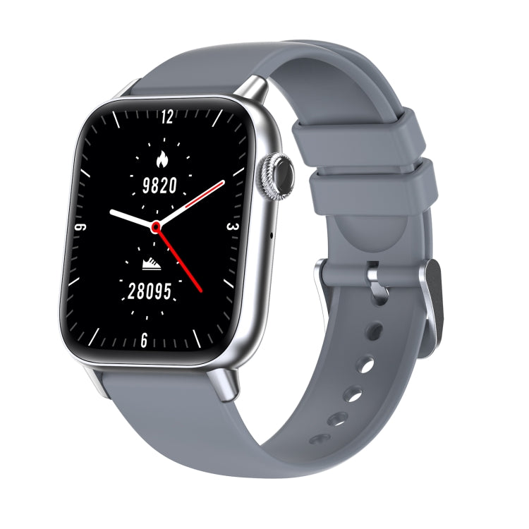 QS08 PRO 1.83 inch BT5.2 Smart Sport Watch, Support Sleep / Heart Rate / Blood Oxygen / Temperature / Blood Pressure Health Monitor(Silver+Grey) - Smart Watches by PMC TechLife | Online Shopping South Africa | PMC TechLife