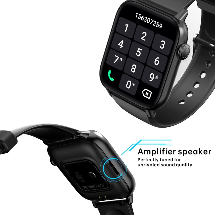 QS08 PRO 1.83 inch BT5.2 Smart Sport Watch, Support Sleep / Heart Rate / Blood Oxygen / Temperature / Blood Pressure Health Monitor(Silver+Grey) - Smart Watches by PMC TechLife | Online Shopping South Africa | PMC TechLife