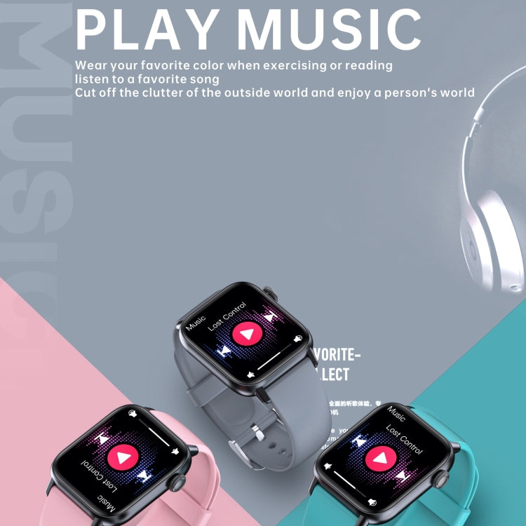 QS08 PRO 1.83 inch BT5.2 Smart Sport Watch, Support Sleep / Heart Rate / Blood Oxygen / Temperature / Blood Pressure Health Monitor(Silver+Grey) - Smart Watches by PMC TechLife | Online Shopping South Africa | PMC TechLife