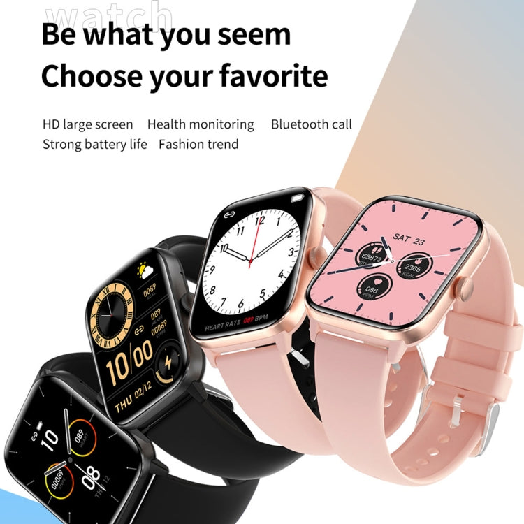 QS11 1.91 inch BT5.2 Smart Sport Watch, Support Sleep / Heart Rate / Blood Oxygen / Temperature / Blood Pressure Health Monitor(Black) - free shipping - PMC TechLife - Order now!