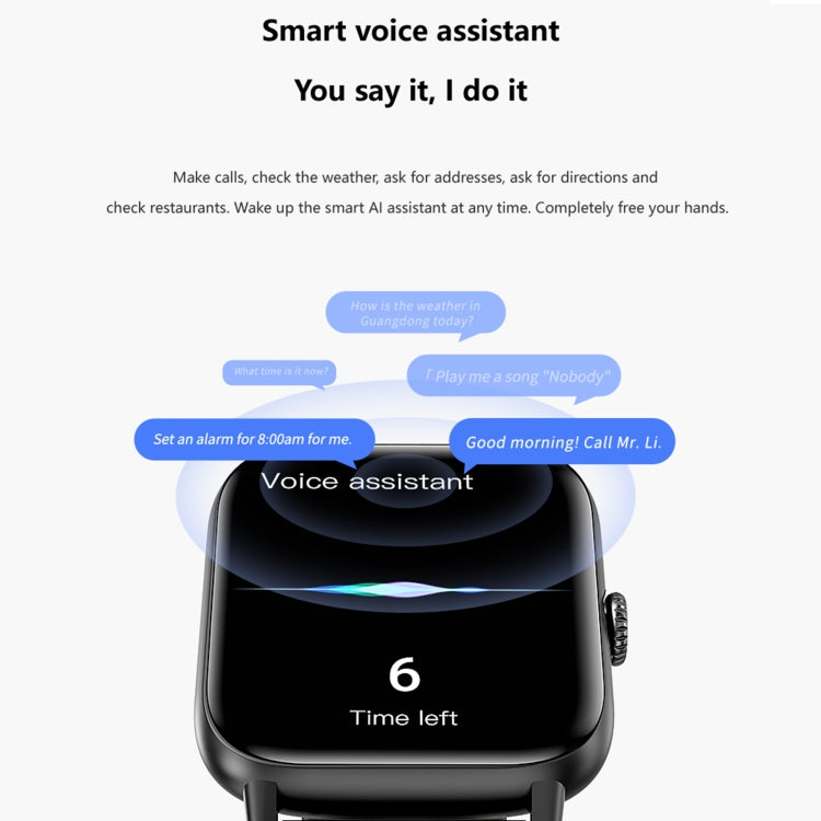 QS13 1.83 inch BT5.2 Smart Sport Watch, Support Bluetooth Call / Sleep / Blood Sugar / Blood Oxygen / Heart Rate / Blood Pressure Health Monitor(Black) - free shipping - PMC TechLife - Order now!