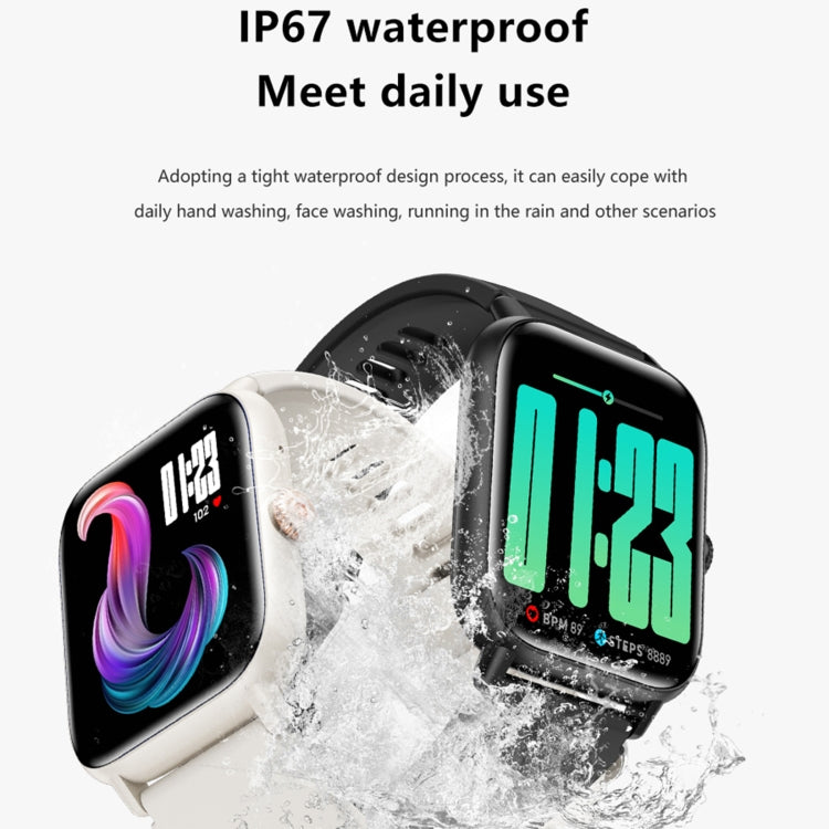 QS13 1.83 inch BT5.2 Smart Sport Watch, Support Bluetooth Call / Sleep / Blood Sugar / Blood Oxygen / Heart Rate / Blood Pressure Health Monitor(White) - Smart Watches by PMC TechLife | Online Shopping South Africa | PMC TechLife