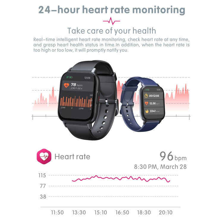 QS16 Pro 1.83 inch BT5.0 Smart Sport Watch, Support Bluetooth Call / Sleep / Blood Oxygen / Temperature / Heart Rate / Blood Pressure Health Monitor(Pink) - Smart Watches by PMC TechLife | Online Shopping South Africa | PMC TechLife