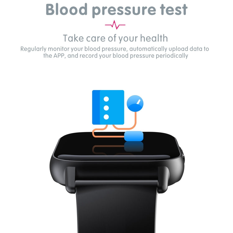 QS16 Pro 1.83 inch BT5.0 Smart Sport Watch, Support Bluetooth Call / Sleep / Blood Oxygen / Temperature / Heart Rate / Blood Pressure Health Monitor(Black) - free shipping - PMC TechLife - Order now!